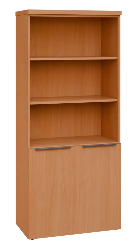 SIN 5 - 8DN3 kancelářská skříň, 2-dveřová/nika, 1820x800x400, buk royal